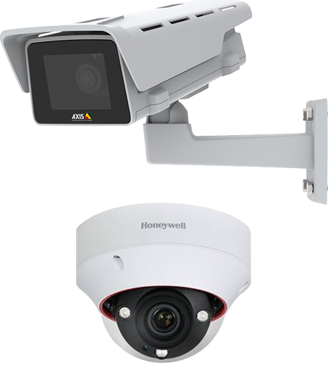 Kamerový systém pro firmy - kamera AXIS a kamera HONEYWELL