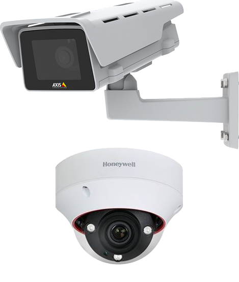Kamerový systém pro firmy - kamera AXIS a kamera HONEYWELL
