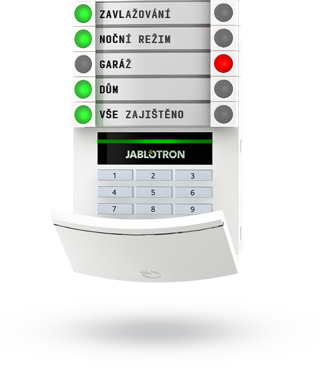 Ovládání dvěma tlačítky - JABLOTRON alarm